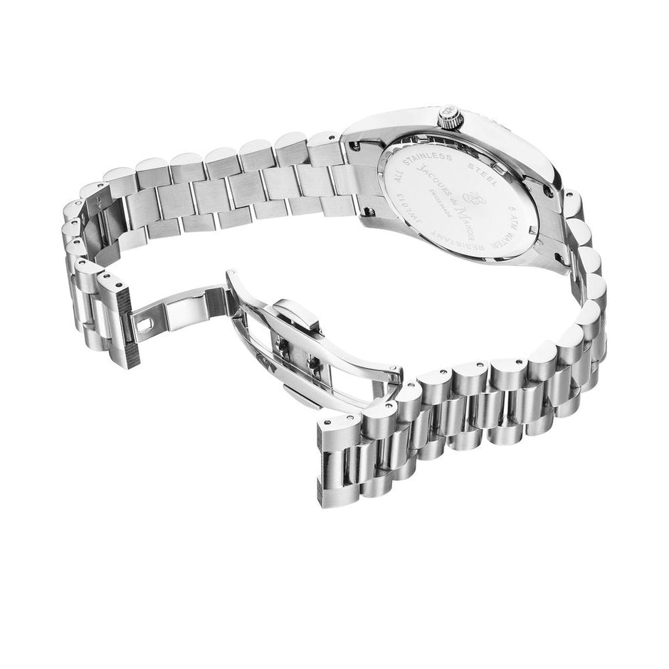 Women Inspiration Roman Silver 34mm Watch