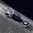 Men Recycled Leather Keychain