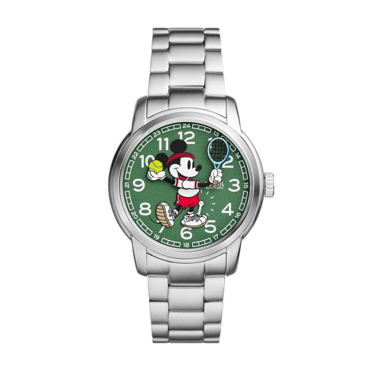 Men Mickey Mouse Green 40mm Watch