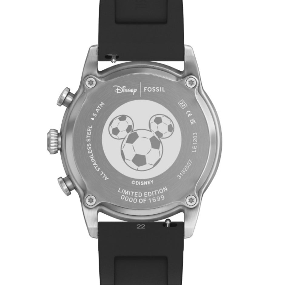 Men Mickey Mouse Silver Watch