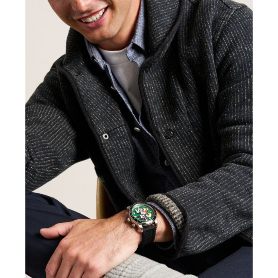 Men Mickey Mouse Silver Watch