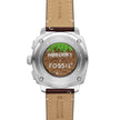Men Minecraft Silver Watch