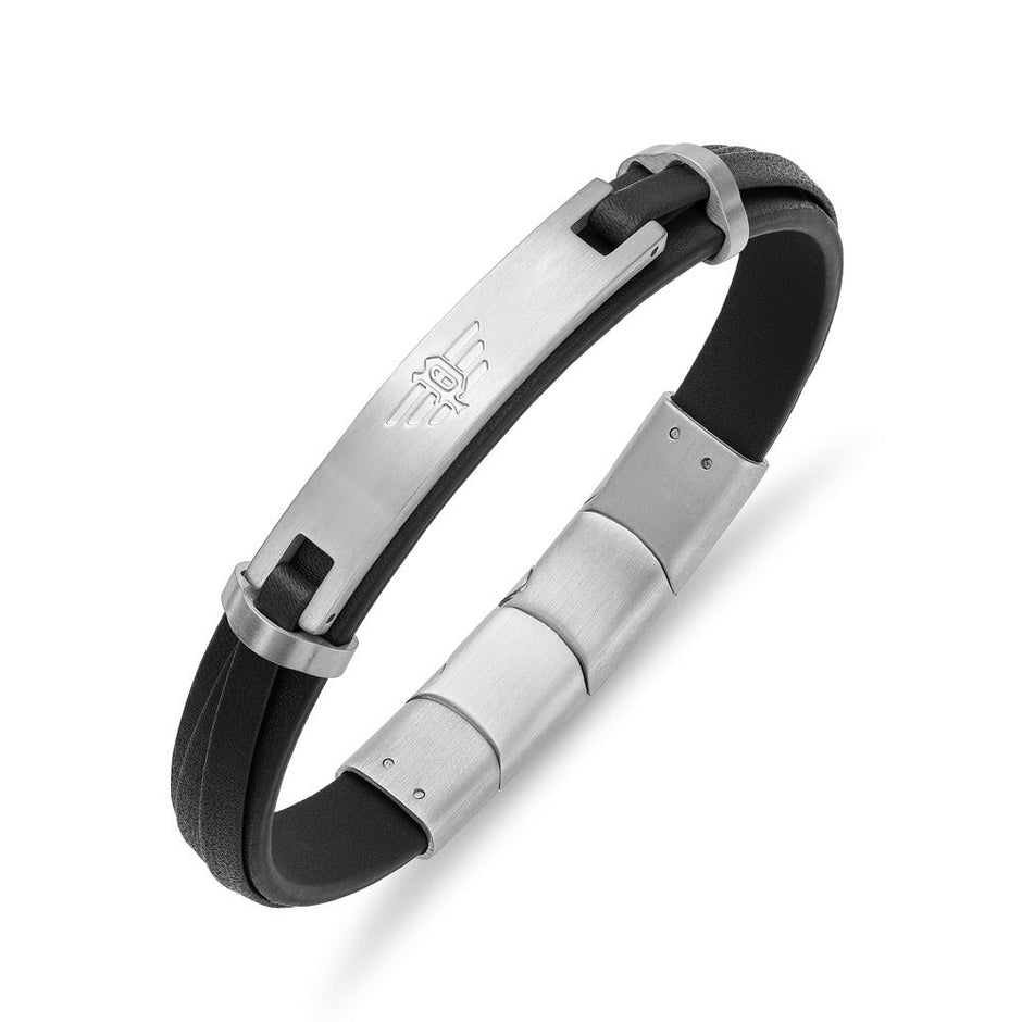 Men Looper Black Bracelet