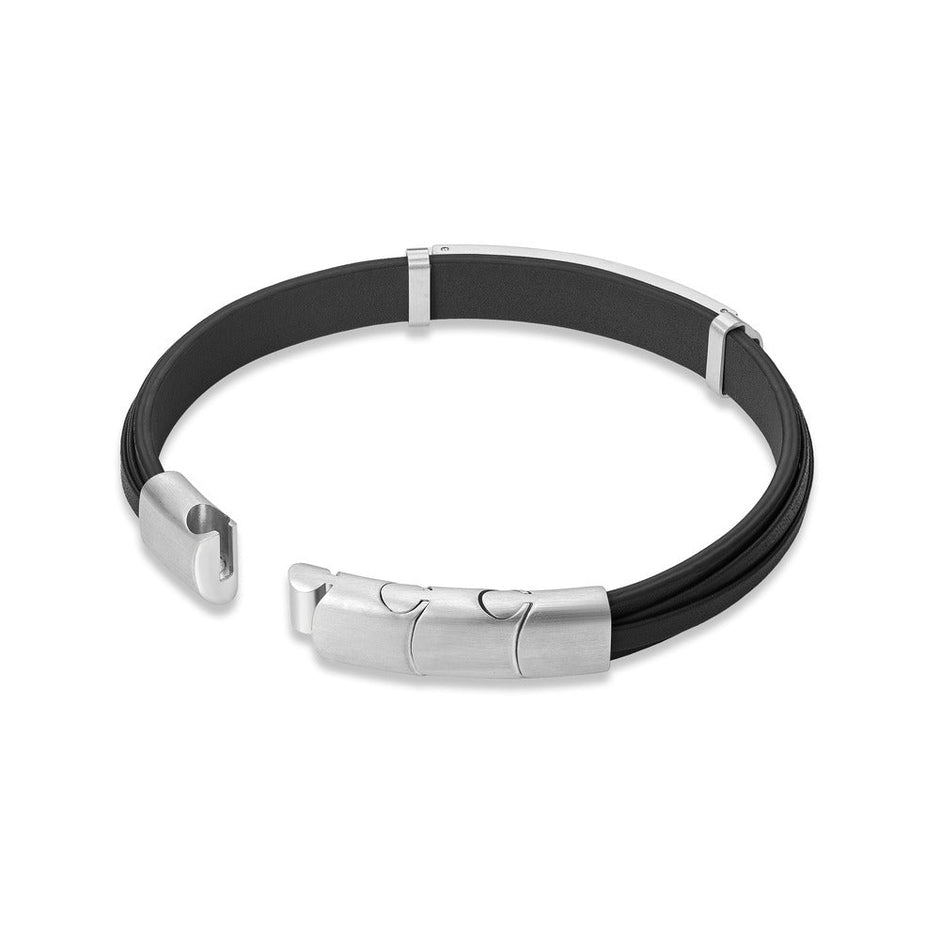Men Looper Black Bracelet