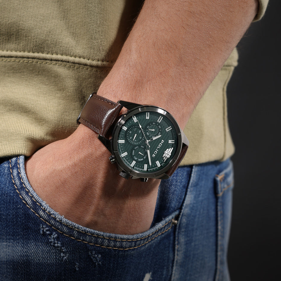 Men Malawi Brown Watch