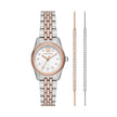 Women Lexington White Watch Set