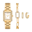 Women Emery Gold Watch Set