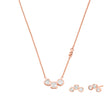 Women Kors Brilliance Rose Gold Jewelry Set