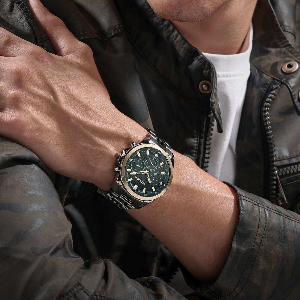 Men Motion Silver 45Mm Watch