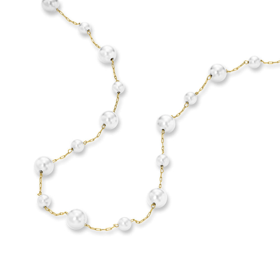 Women Opaline Golden Necklace