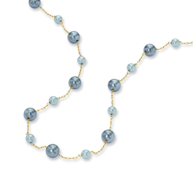 قلادة نسائية من الأوبالين الذهبي