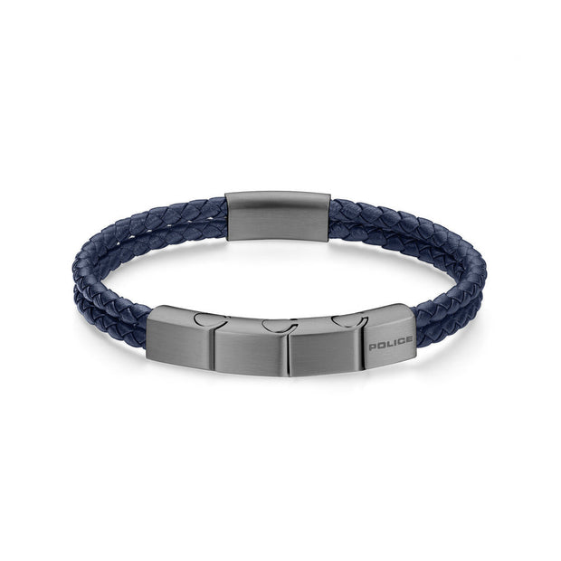 Men Parallel Blue Bracelet