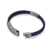 Men Parallel Blue Bracelet