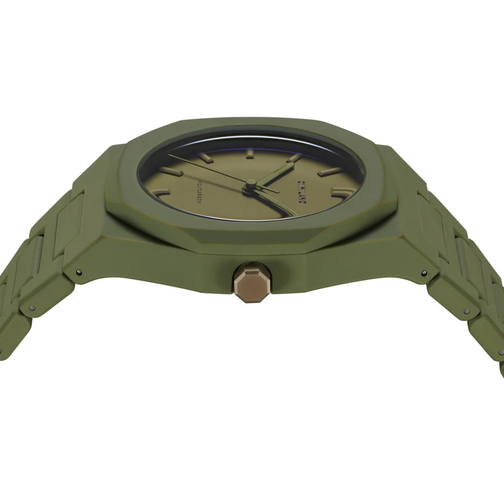 Unisex Polycarbon Green 41mm Watch