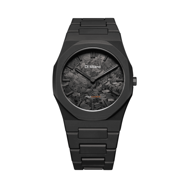 Unisex Poly Carbonium Black Watch