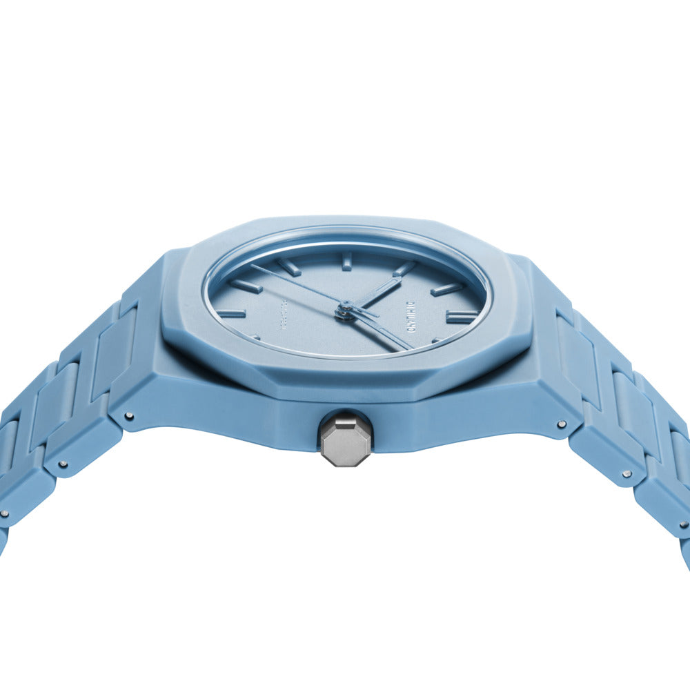 Unisex Polycarbon Blue 37mm Watch