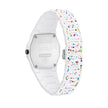 Unisex Polycarbon White 37mm Watch