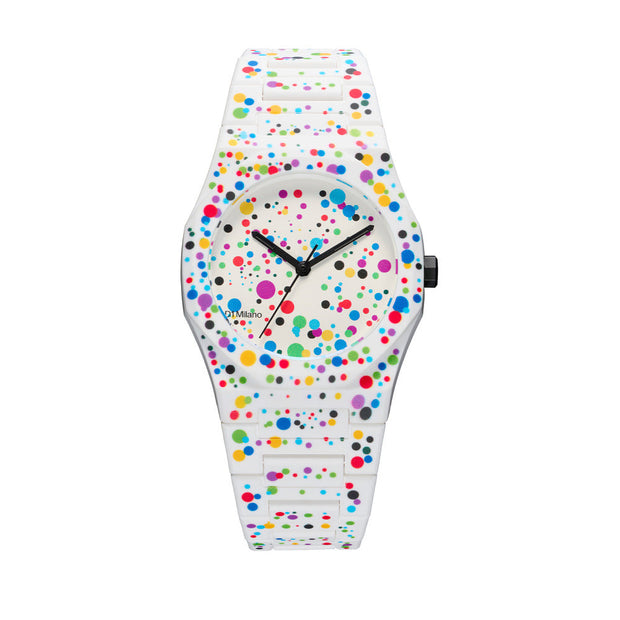Unisex Polycarbon White 37mm Watch
