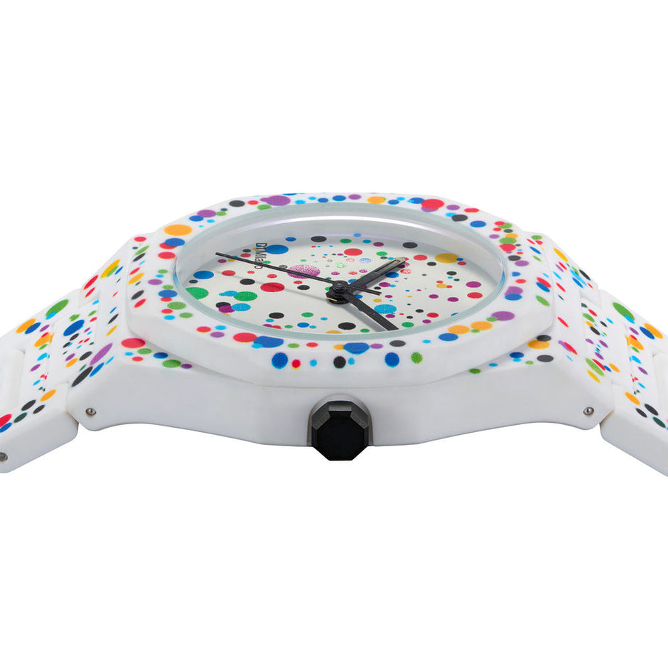 Unisex Polycarbon White 37mm Watch