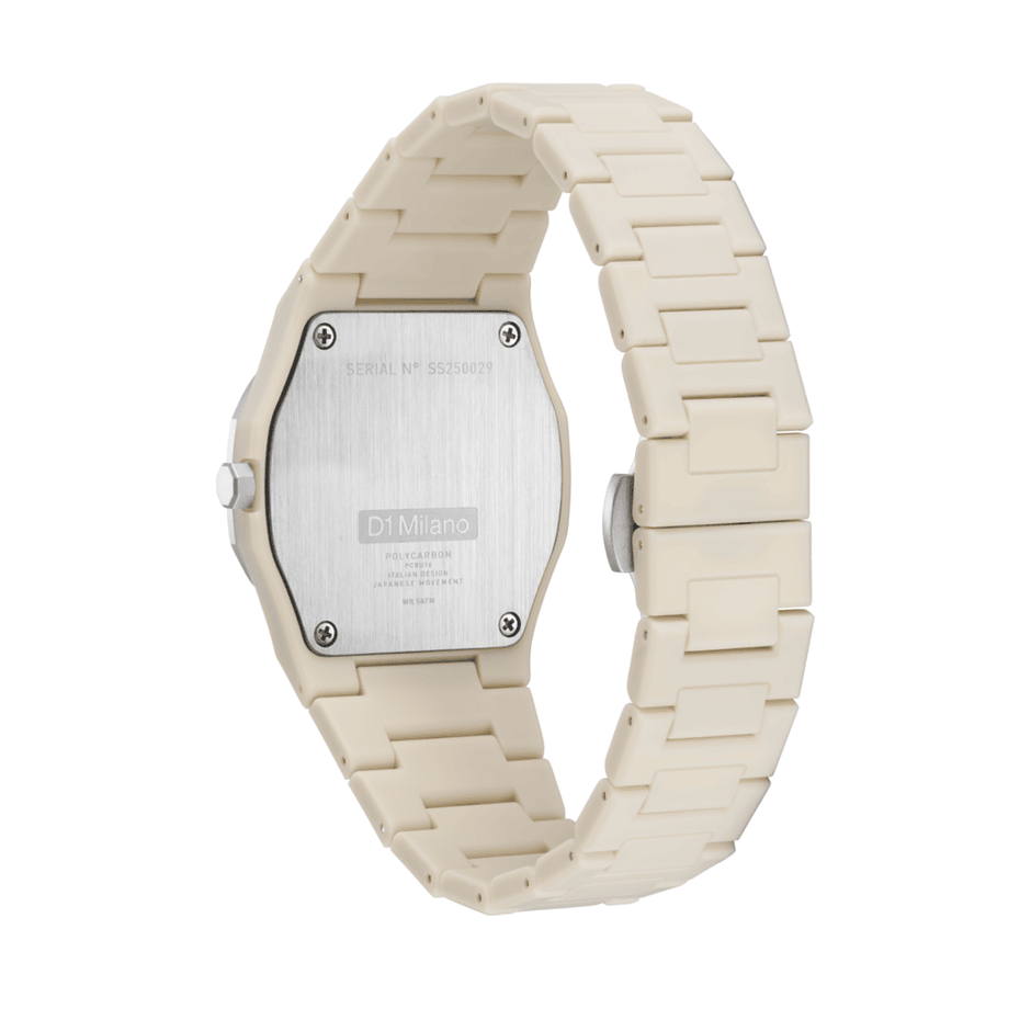 Unisex Polycarbon Light Grey Watch