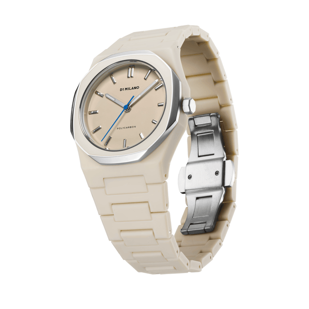 Unisex Polycarbon Light Grey Watch