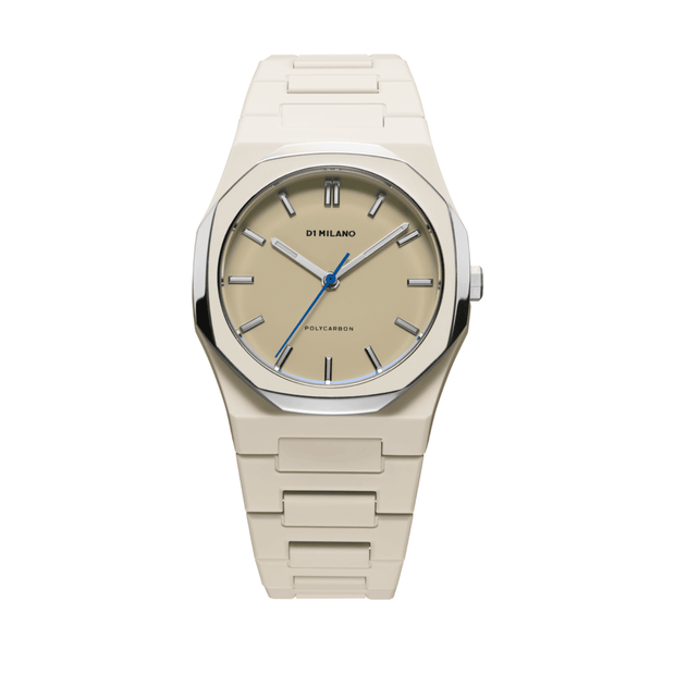 Unisex Polycarbon Light Grey Watch