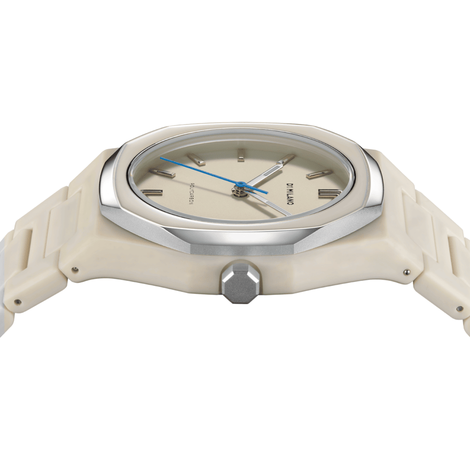 Unisex Polycarbon Light Grey Watch
