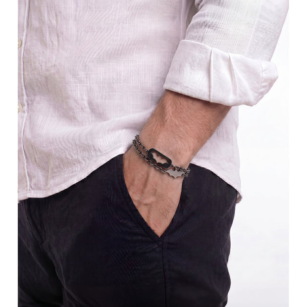 Men Batman - Duo Bracelet