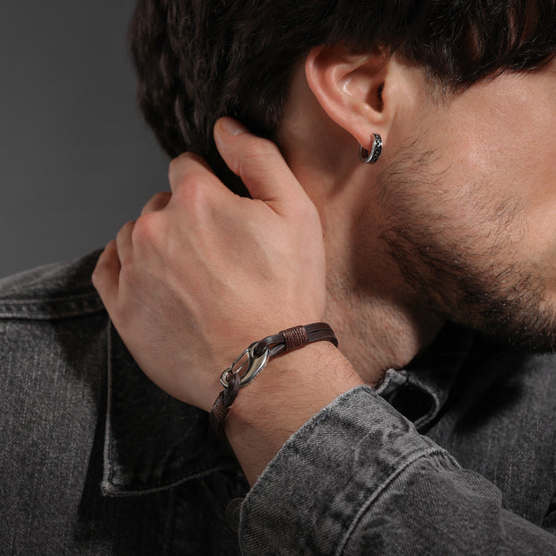 Men Wishbone Bracelet
