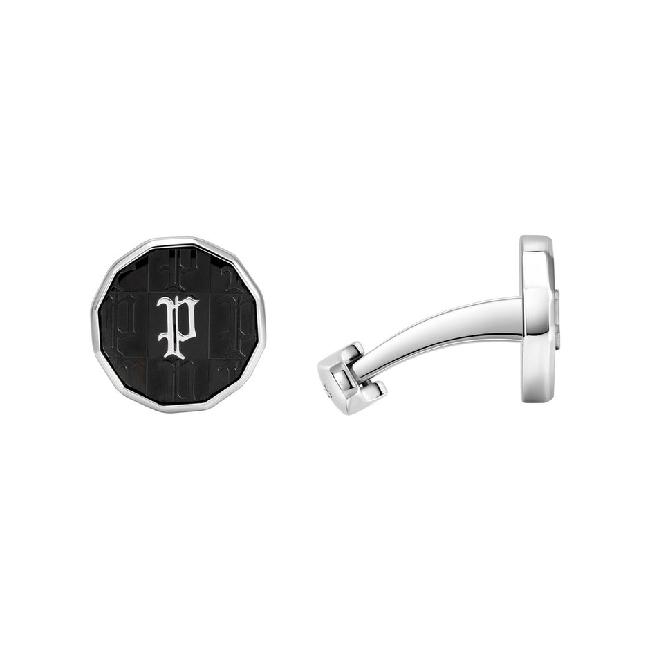 Men Plaid Cufflink