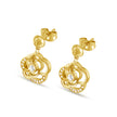 Women Stonerose Gold Earring