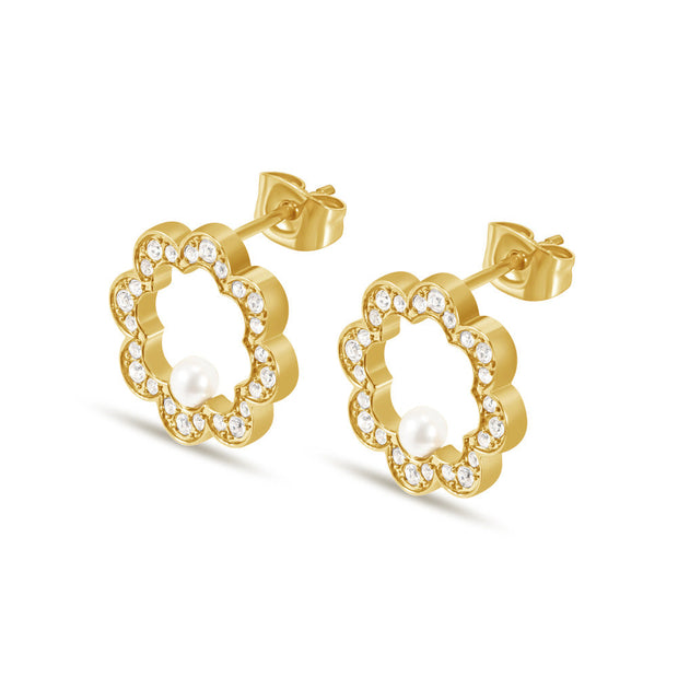 Women Opulent Gold Earring