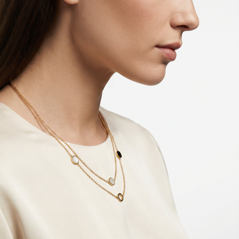 Women Aurora Silver Necklace