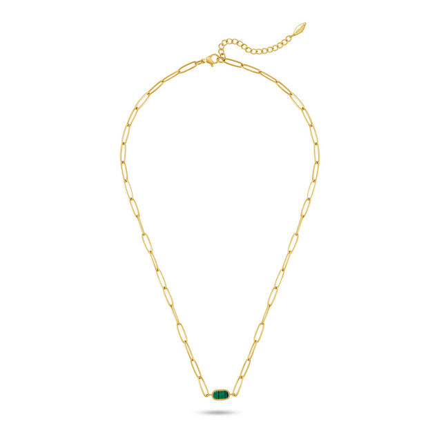 Women Emerald Necklace