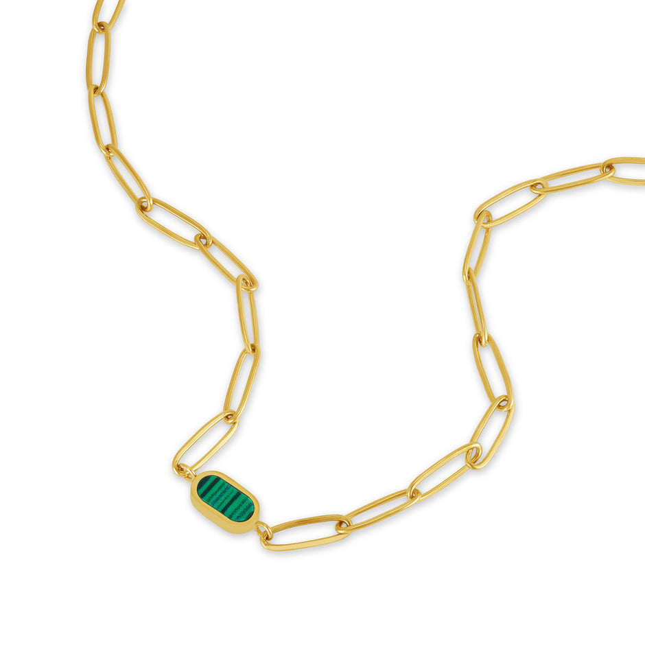 Women Emerald Necklace