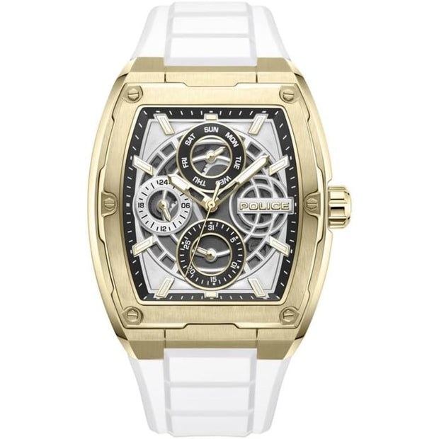 Men Creed White Watch