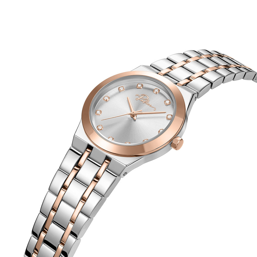 ساعة ألور النسائية باللون الذهبي الوردي