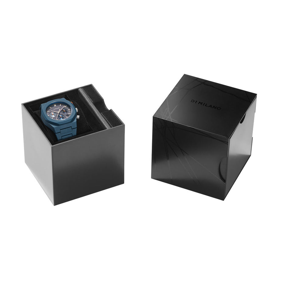 Men Polychrono Blue Watch