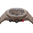 Men Polychrono Brown Watch