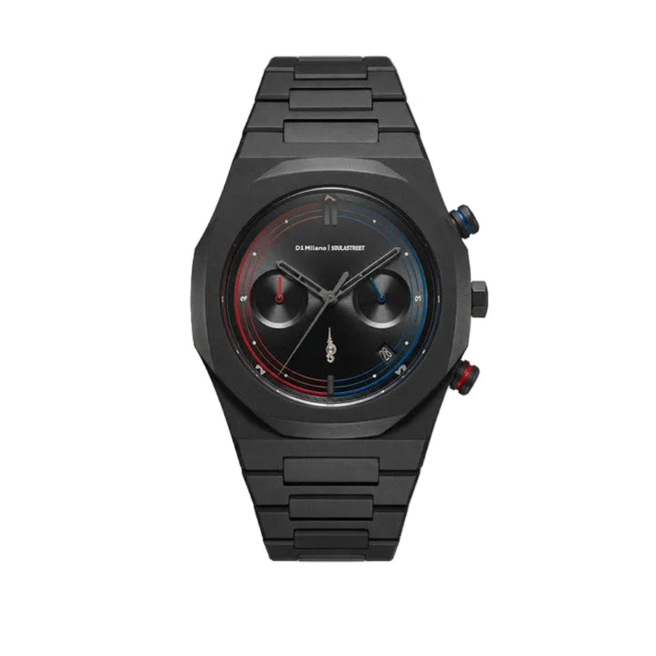 Men Polychrono Black Watch