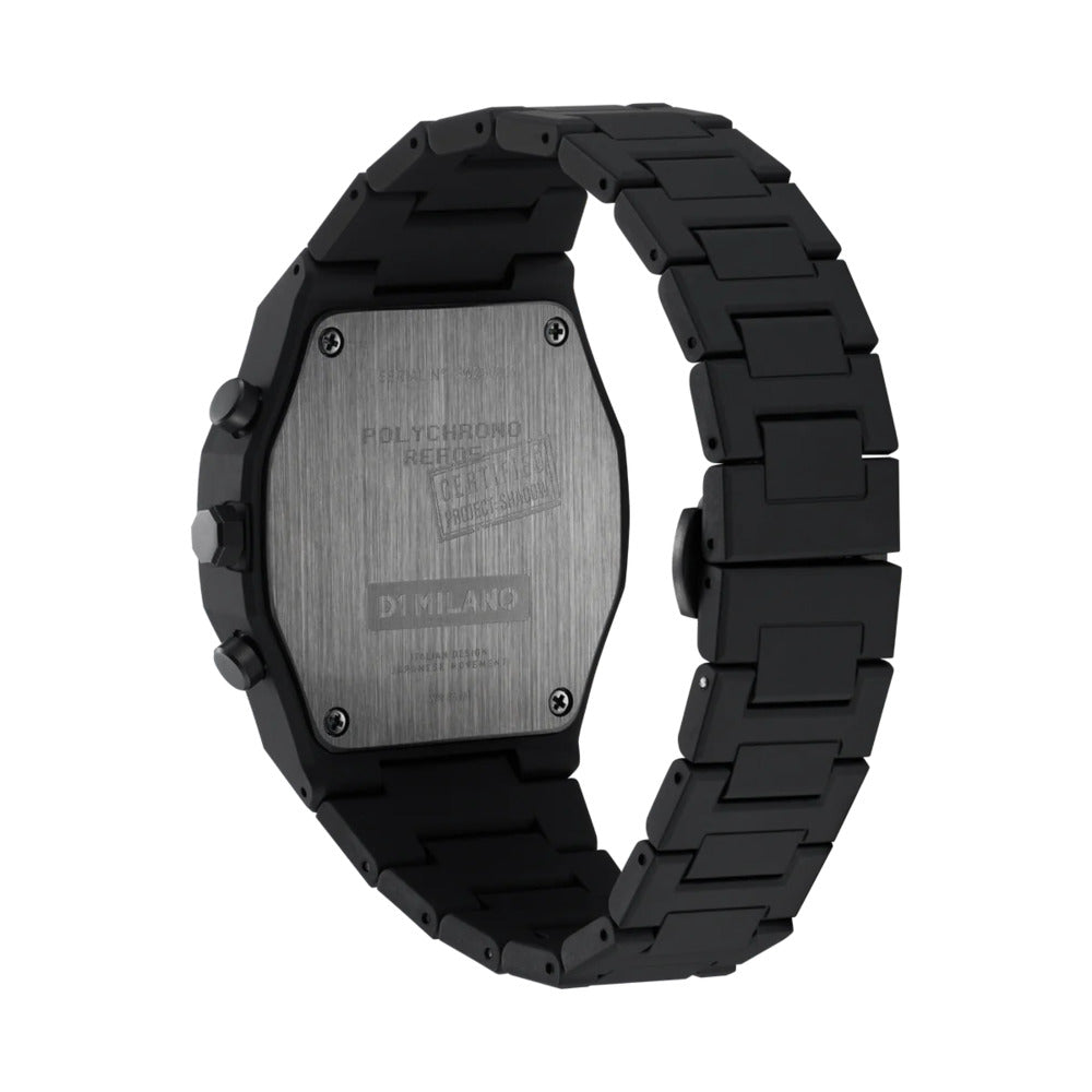 Unisex Polychrono Black 41mm Watch