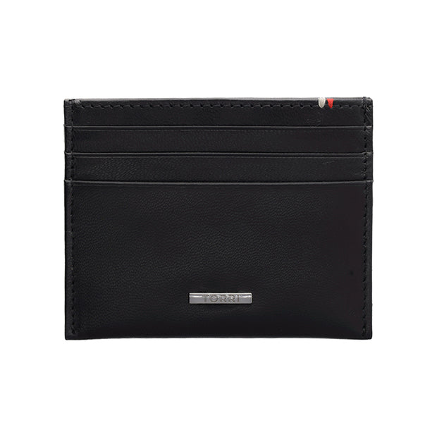 Men Rossano Black Card Holder