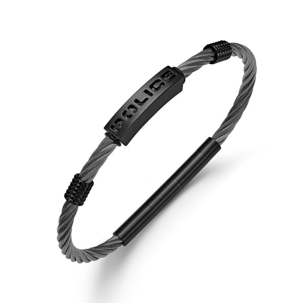 Men Quadro Black Bracelet