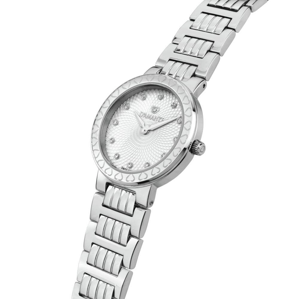 Women Logo Silver 30mm Watch