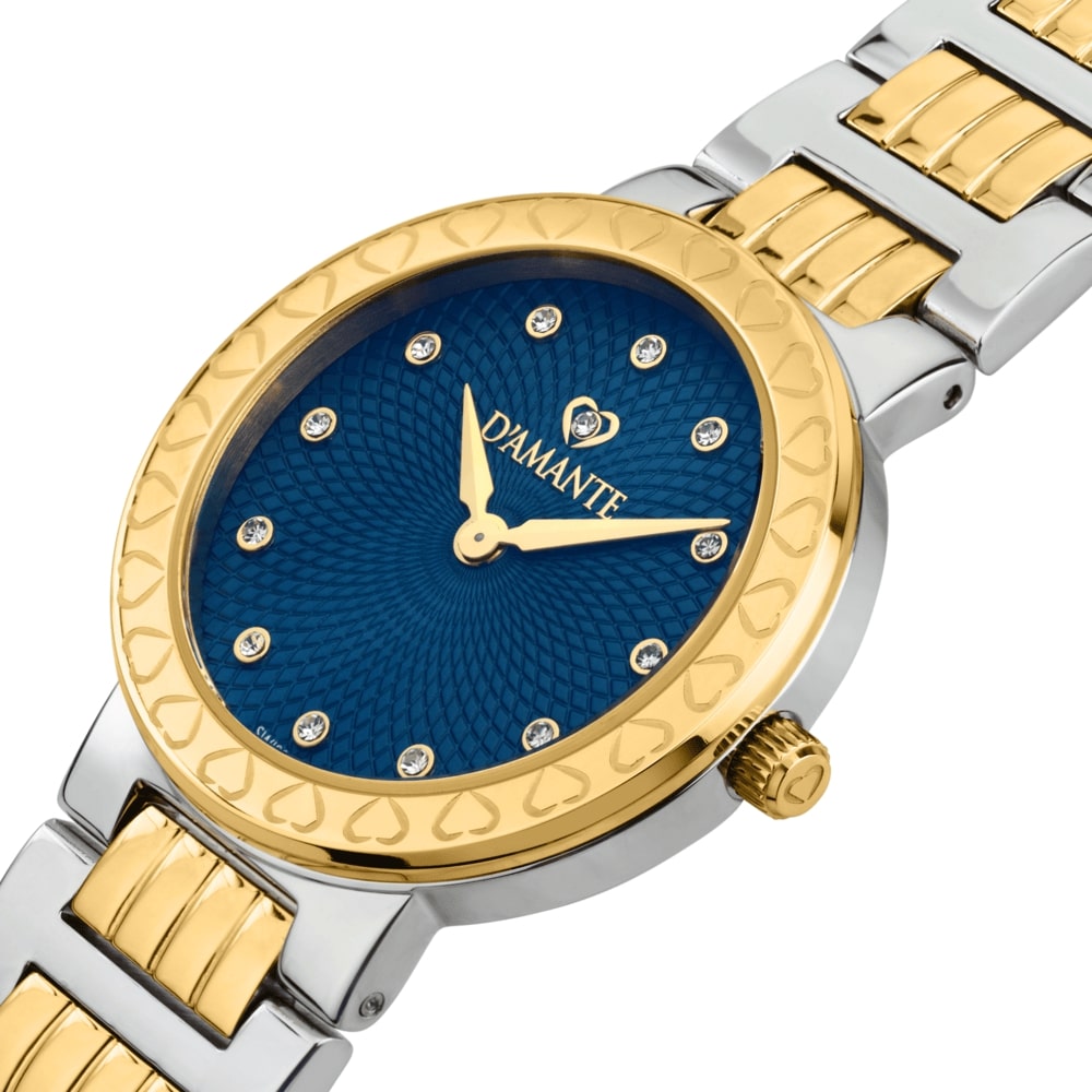Women Logo Two Tone Watch
