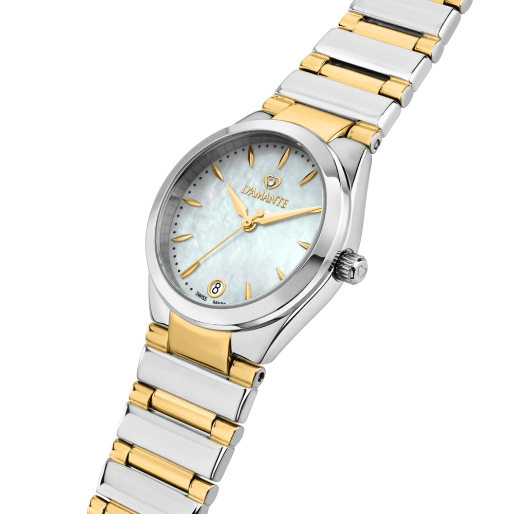 Women Design Gold/Silver 30mm Watch