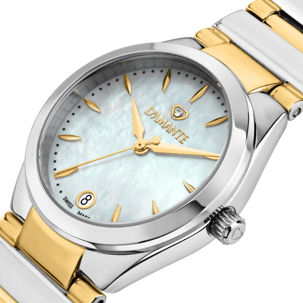 Women Design Gold/Silver 30mm Watch