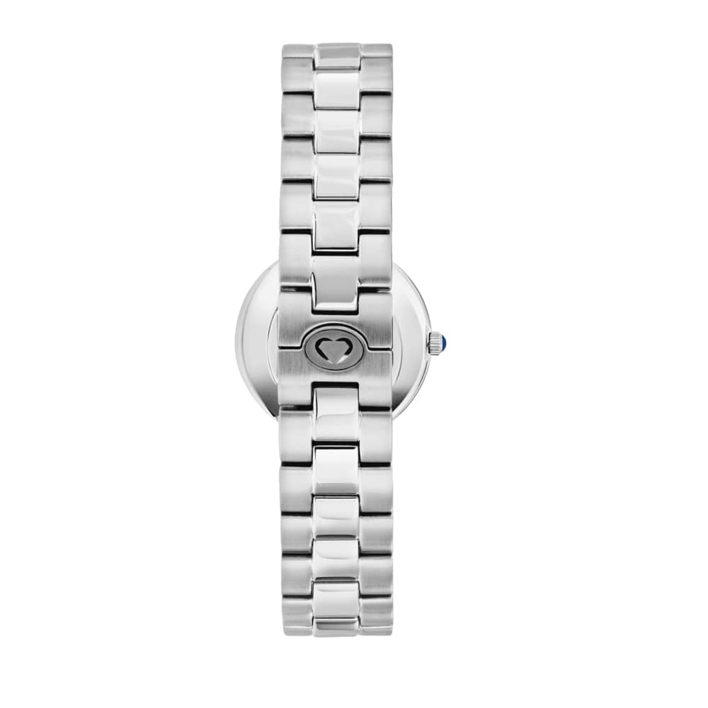 Women Precious Silver 28mm Watch