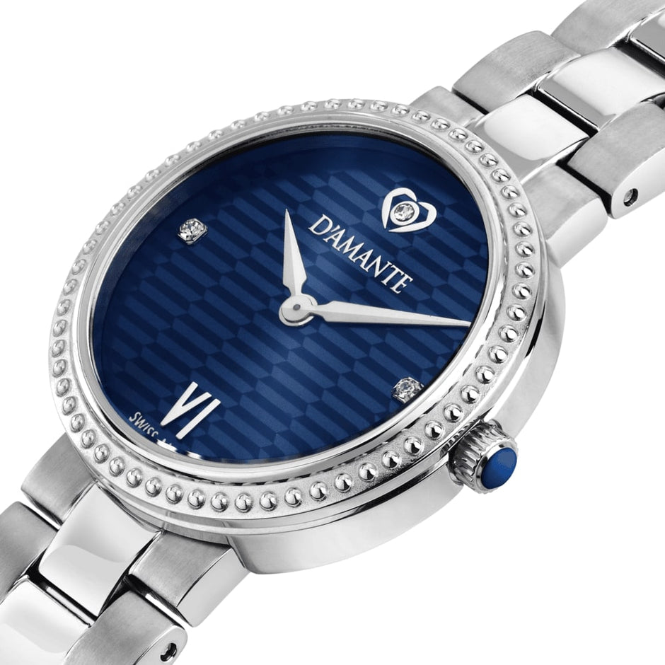 Women Precious Silver Watch
