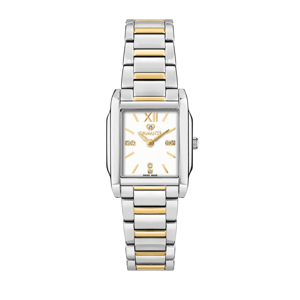 Women Square Gold/Silver Watch